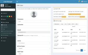 User Account Configuration